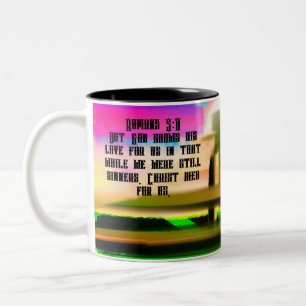 Jesus Two-Tone coffee mug