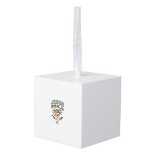 Jesus Umbrella Protection Jesus Umbrella Protectio Cube Ornament