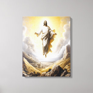 Jesus Victorious at Heaven's Gate Canvas Print