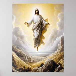 Jesus Victorious at Heaven's Gate Poster