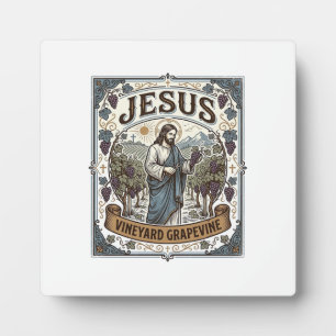 Jesus Vineyard Grapevine Jesus Vineyard Grapevine Plaque
