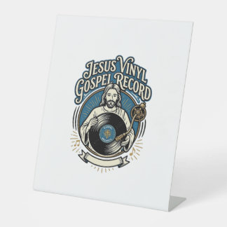 Jesus Vinyl Gospel Record Jesus Vinyl Record Chris Pedestal Sign