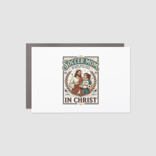 Jesus Volleyball Softball Soccer Vintage Shirt Chr Car Magnet