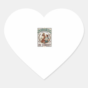 Jesus Volleyball Softball Soccer Vintage Shirt Chr Heart Sticker