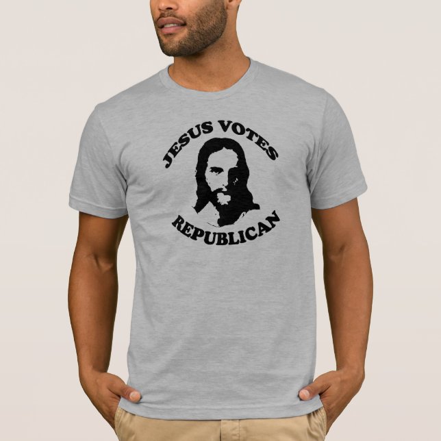 Jesus votes Republican T-Shirt (Front)