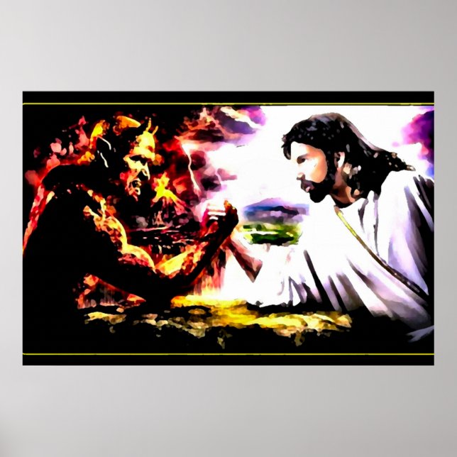 Jesus Vs Satan - Armegeddon Poster (Front)