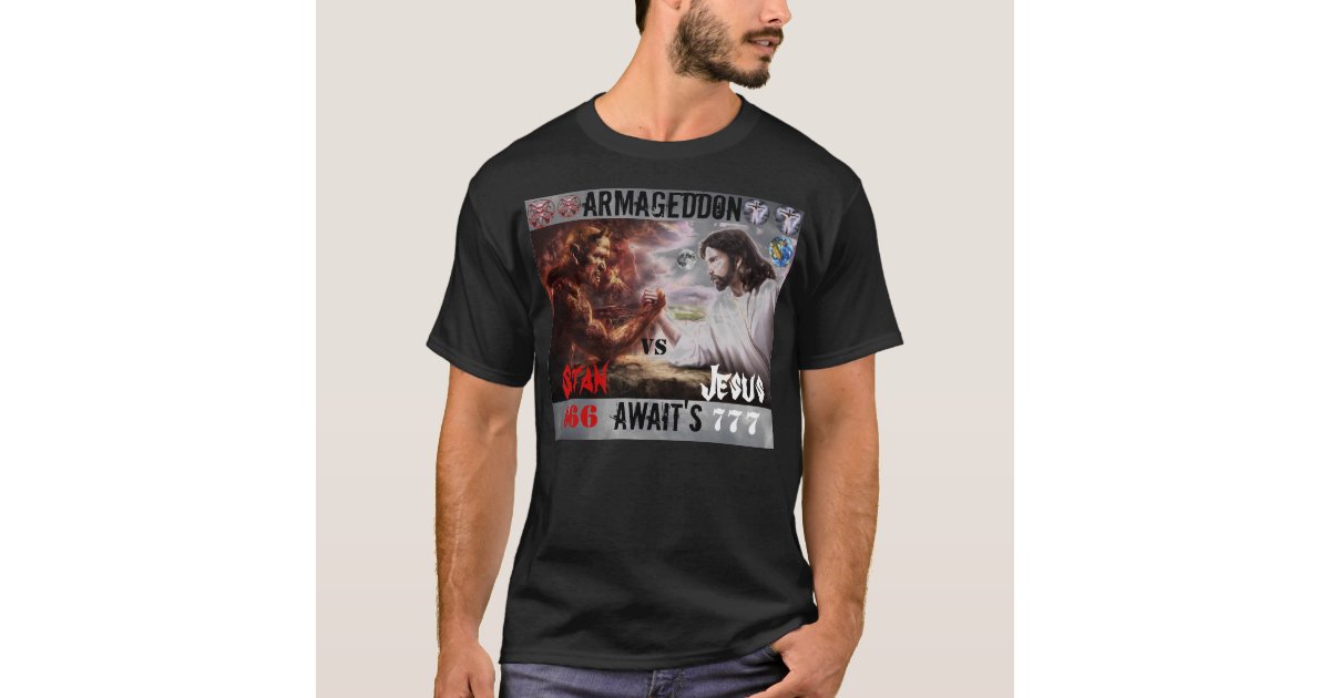 Jesus VS Satan T/shirt T-Shirt | Zazzle