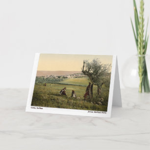 Jesus Walked Here: Cana, Galilee Card