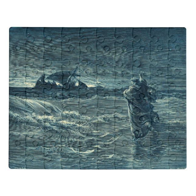 Jesus Walking on the Sea | Bible Jigsaw Puzzle (Puzzle Horizontal)