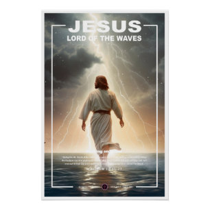 Jesus - Walking on Water 2 Poster