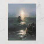 Jesus Walking on Water, Ivan Aivazovsky Painting Postcard