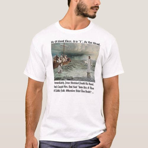 Jesus Walking On Water Tshirt T_Shirt