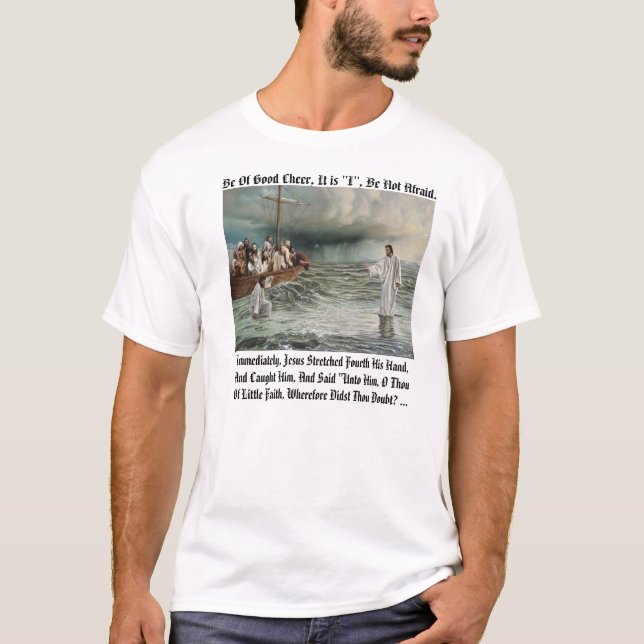 Jesus Walking On Water T/shirt T-Shirt (Front)