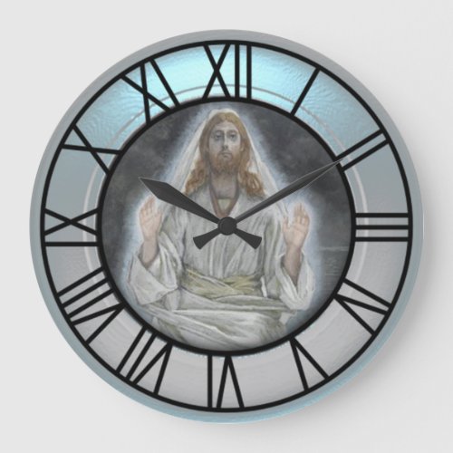 Jesus walks on the sea clock