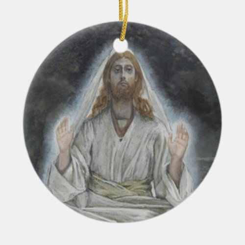 Jesus walks on the sea ornament