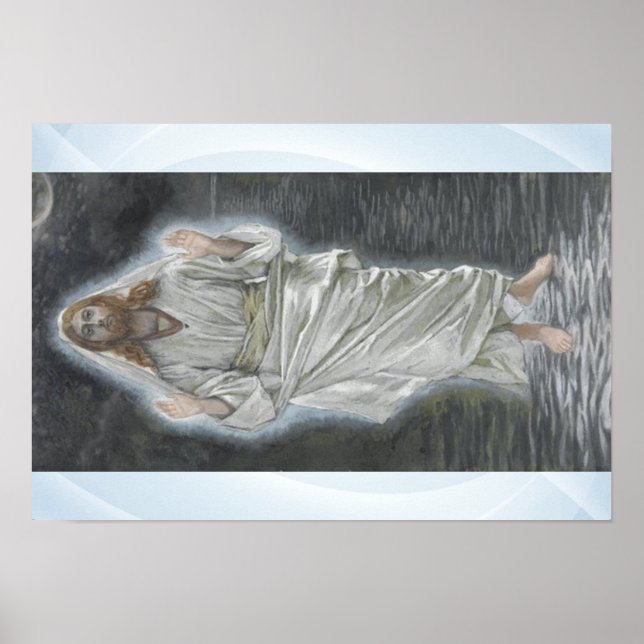 Jesus walks on the sea poster (Front)