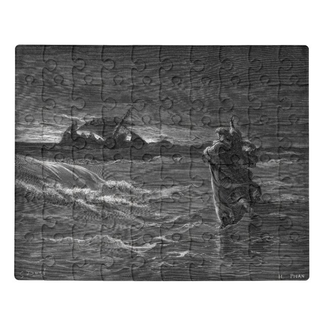 Jesus Walks on Water Jigsaw Puzzle (Puzzle Horizontal)