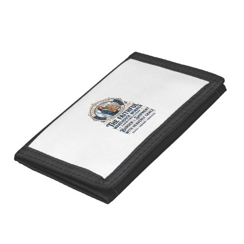 Jesus Warehouse Logistics Graphic Tee Christian Ar Trifold Wallet