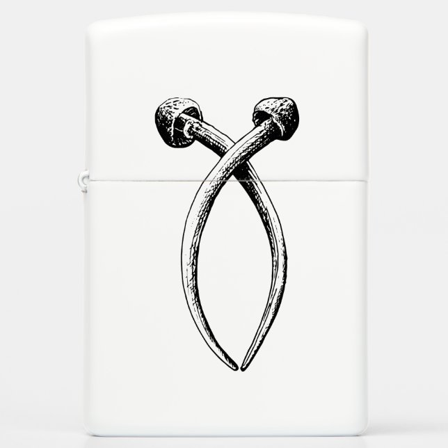 Jesus Was A Mushroom Zippo Lighter (Front)