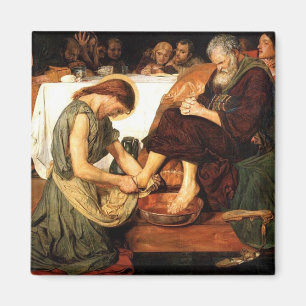 Jesus washes the Disciples feet Magnet