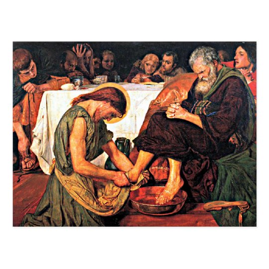 Jesus Washing Peter S Feet Postcard Zazzle Com   Jesus Washing Peters Feet Postcard Rc5d9f46481724f809f0235398c3a5dde Vgbaq 8byvr 540 