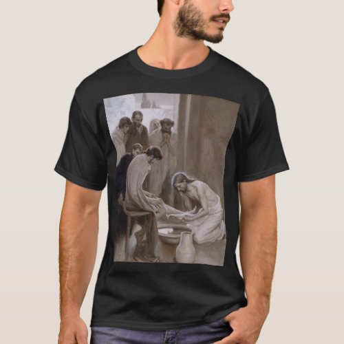 Jesus Washing the Feet of His Disciples T_Shirt