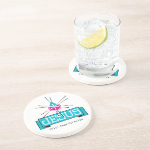 JESUS Water to Wine Miracle Drink Coaster