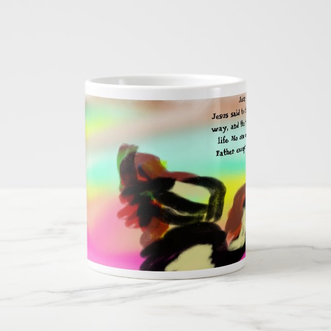 jesus way  giant coffee mug (Front)