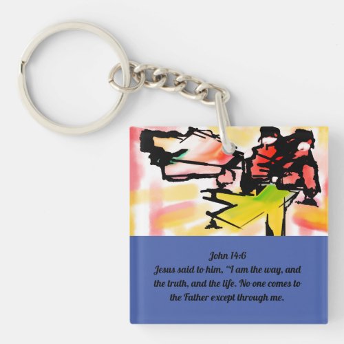 Jesus way keychain