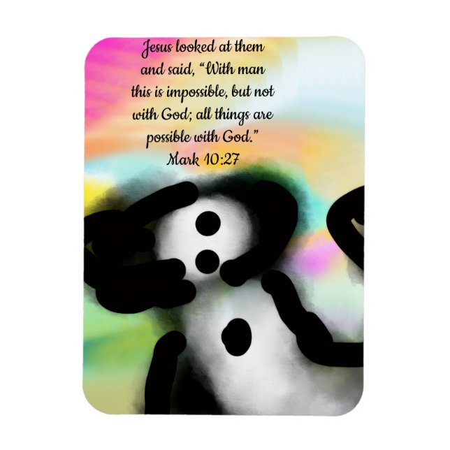 jesus way  magnet (Vertical)