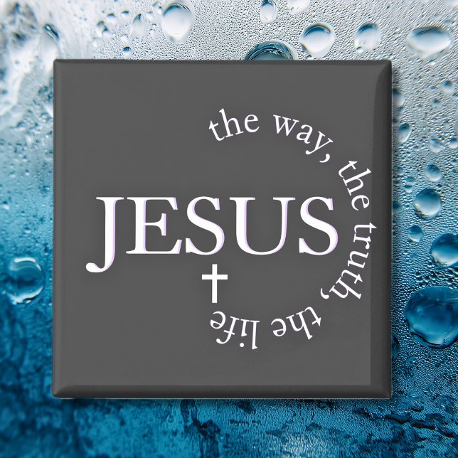 Jesus way, truth, life John 14:6 Cross Magnet (Jesus way, truth, life John 14:6 Cross Magnet)
