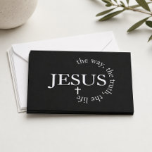 Jesus way, truth, life John 14:6 Cross