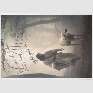 Jesus We are all Broken Decoupage Tissue Paper