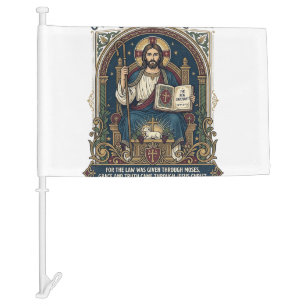 Jesus Wedding Photographer Shirt Christian Car Flag