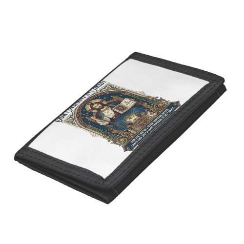 Jesus Wedding Photographer Shirt Christian Trifold Wallet