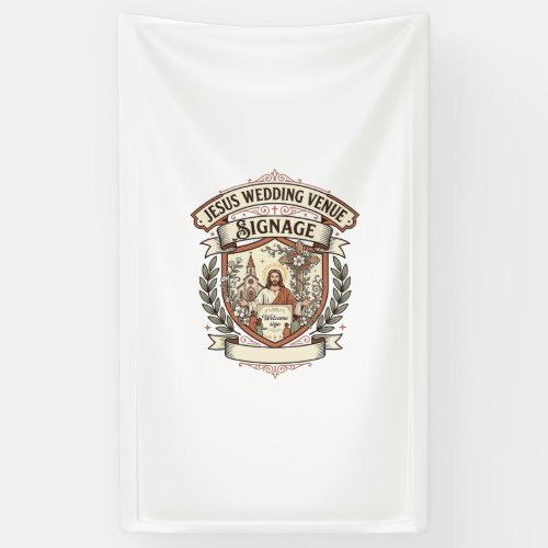 Jesus Wedding Venue Signage Jesus Wedding Venue Si Banner