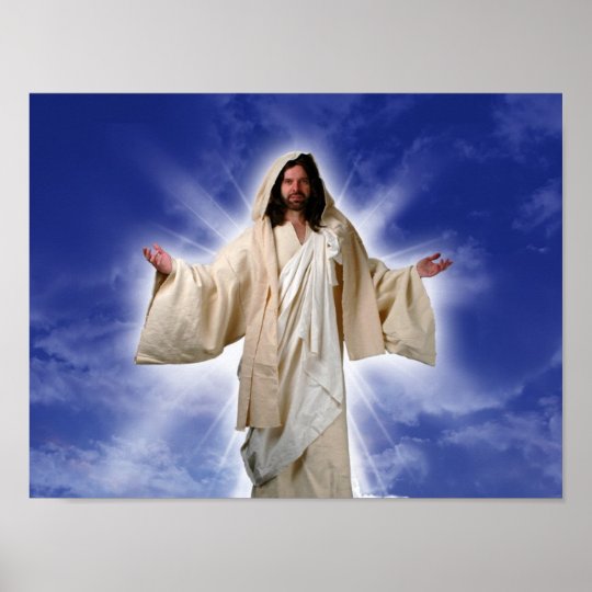 Jesus Welcomes You With Open Arms Poster Zazzle