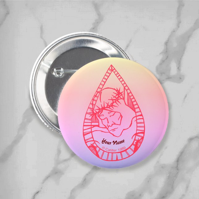 Jesus Wept  Christian  Button (Creator Uploaded)