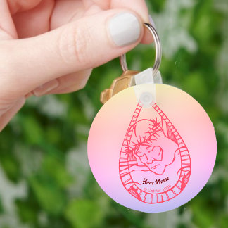 Jesus Wept  Christian  Keychain