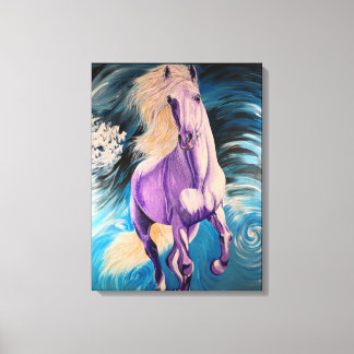 Jesus' White Horse Revelation 19:11 Canvas Print