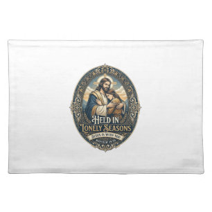 Jesus Widow Widower Encouragement Vintage Shirt Ch Cloth Placemat