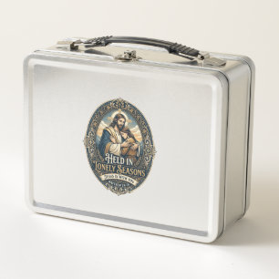 Jesus Widow Widower Encouragement Vintage Shirt Ch Metal Lunch Box