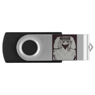 Jesus will save us and the sky open us flash drive