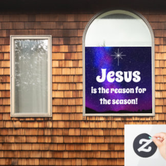 Jesus Window Cling