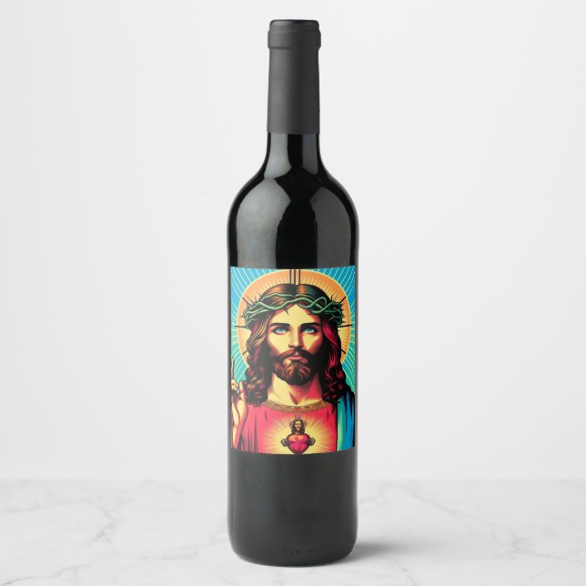 Jesus wine label (Front)
