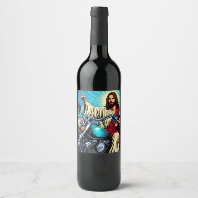Jesus wine label! label (Front)