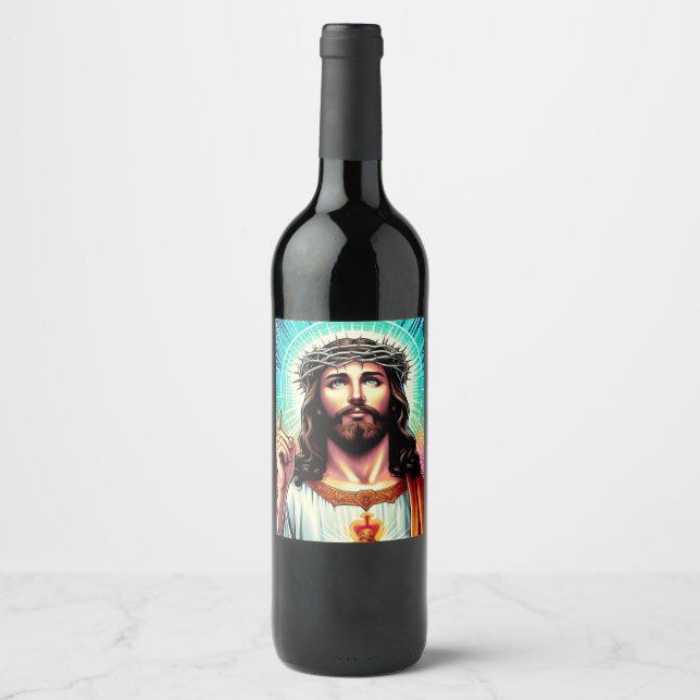 Jesus wine label! wine label (Front)