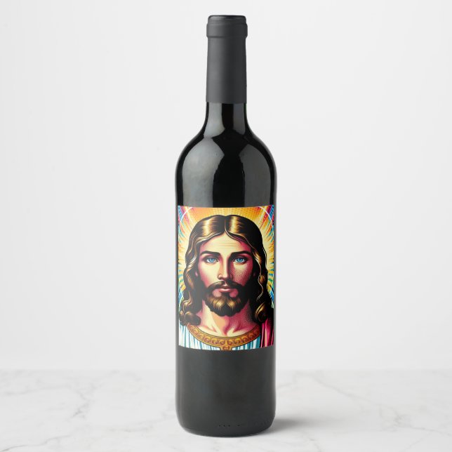 Jesus wine labels! wine label (Front)