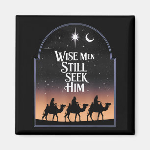 Jesus Wise Men Still Seek Him Christian Christmas Magnet