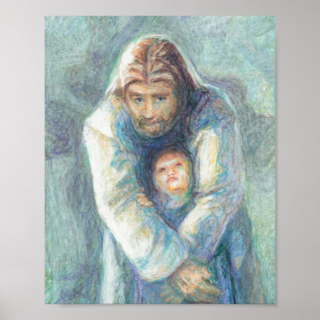 Jesus With A Child Poster (Front)